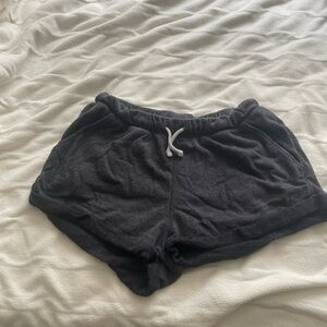 H&M Divided Women's Charcoal Grey Casual Sweat Shorts